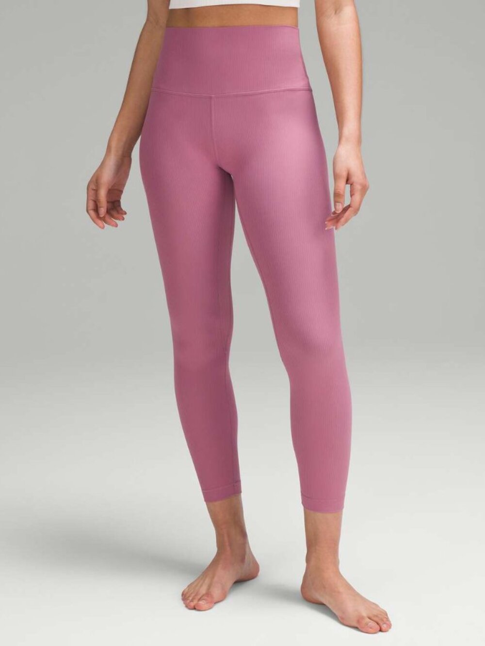 Lululemon Align Ribbed High-Rise Pant 25" Velvet Dust Size 2
